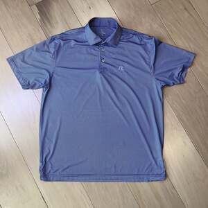 Rhoback Performance Polo Shirt Houndstooth Short Sleeve Men’s Large